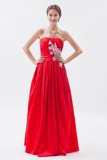 2012 Scarlet With Applique Evening Dress For Discount