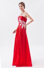 2012 Scarlet With Applique Evening Dress For Discount