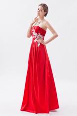 2012 Scarlet With Applique Evening Dress For Discount