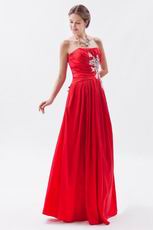 2012 Scarlet With Applique Evening Dress For Discount