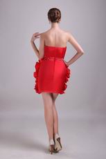 Scarlet Sweetheart Dance Party Cocktail Dress