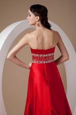Strapless High-low Skirt Scarlet 2012 Prom Dress Discount