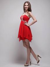 Sweet heart Mini-length Wine Red Sweet 16 Dress For Cheap