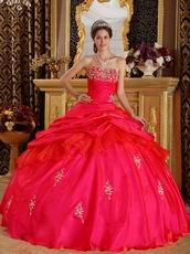 Inexpensive Floor Length Fuchsia Pretty Quinceanera Dress