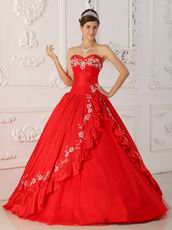 Corset Back Embroidery Trimed Quinceanera Dress 2014 Design