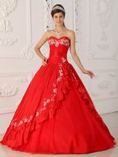 Corset Back Embroidery Trimed Quinceanera Dress 2014 Design