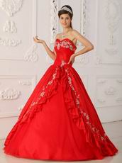 Corset Back Embroidery Trimed Quinceanera Dress 2014 Design