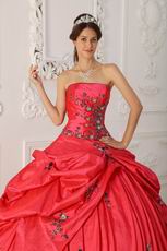 Military Party Wear Strapless Floor Length Ball Dress