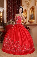 Embroidered Strapless Designer Puffy Quinceanera Party Outfits