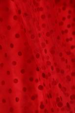 Appliqued Winter Red Strapless Quinceanera Dress Like A Princess