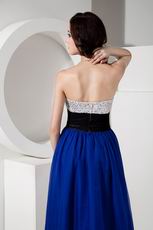 Stylish Royal Blue Beaded Evening Dresses Discount