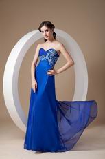 Sweetheart Empire Waist Skirt Lapis Lazuli Long Prom Dress