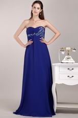 Sweetheart Floor Length Elegant Royal Blue Prom Dress Discount