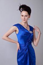 New Arrival Blue Short Skirt Formal Evening Dress