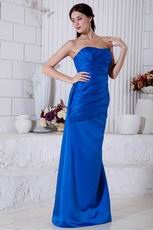 Classical Style Royal Blue Stain Petite Evening Dress Cheap