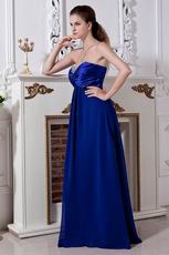 Cheap Empire Royal Blue Chiffon Women Evening Dresses