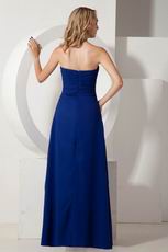 Cheap Floor Length Royal Blue La Femme Evening Dress