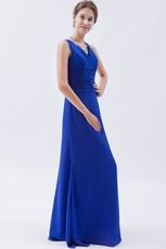 Cheap V-Neck Royal Blue Pro Party Dress For Sale