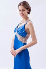 Sexy Straps Ultramarine Evening Dress For Women
