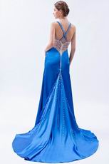 Sexy Straps Ultramarine Evening Dress For Women