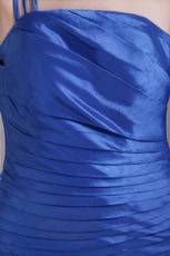 Lovely Cerulean Prom Dress With One Shoulder Neckline Skirt