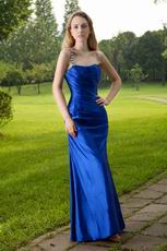 One Shoulder Cobalt Blue Sheath 2014 Prom Party Dress