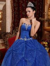 Sweetheart Royal Blue Floor Length Ball Dresses Internet Shop