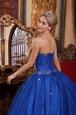 2012 Cerulean Blue Dama Quinceanera Dress For Cheap