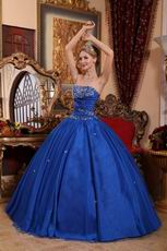 2012 Cerulean Blue Dama Quinceanera Dress For Cheap