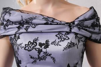 Off Shoulder Mermaid Black Lace Mother Of The Bride Dress