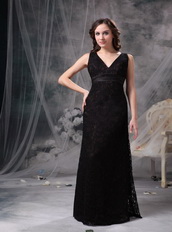 Not Expensive Cross Back V Prom Dress Made By Black Lace Inexpensive