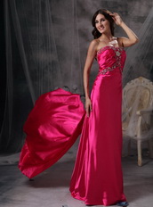 Sweetheart Crystals Fuchsia Prom Dresses Online Inexpensive