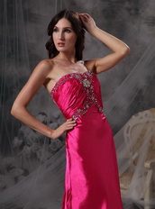 Sweetheart Crystals Fuchsia Prom Dresses Online Inexpensive