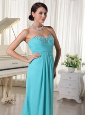 New Look Aqua Blue Sweetheart Prom Dress By Top Designer Inexpensive