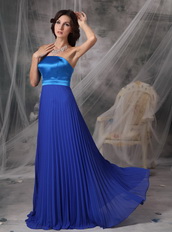 Royal and Sky Blue Stitched Together Prom Dress For Women Inexpensive