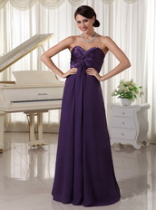 Sweetheart Dark Purple Chiffon Different Prom Dresses By Designer Inexpensive