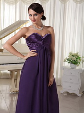 Sweetheart Dark Purple Chiffon Different Prom Dresses By Designer Inexpensive