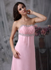 Top 10 Sweetheart Pink Chiffon Celebrity Dress With Beads Inexpensive