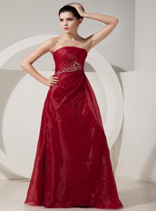 Top Designer Wine Red Floor-length Prom Dress And Jacket Inexpensive