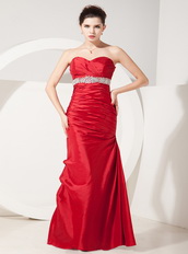 Scarlet Floor-length A-line Prom Dress For Beautiful Lady Inexpensive