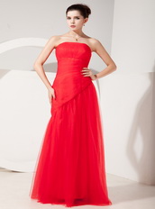 Strapless Floor-length Prom Dress By Top Designer Miami Inexpensive