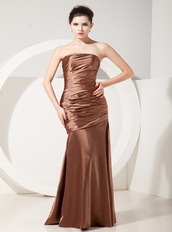 Chocolate Mermaid Floor-length Handmade Dress for Party Inexpensive