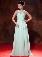 Apple Green Straps Designer Prom Dresses Ready To Wear Inexpensive