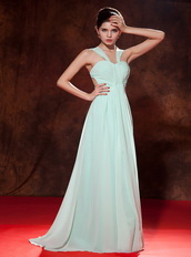 Apple Green Straps Designer Prom Dresses Ready To Wear Inexpensive