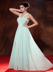 Apple Green Straps Designer Prom Dresses Ready To Wear Inexpensive