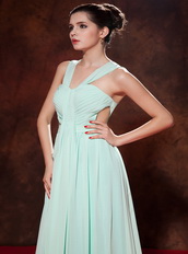 Apple Green Straps Designer Prom Dresses Ready To Wear Inexpensive