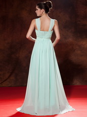 Apple Green Straps Designer Prom Dresses Ready To Wear Inexpensive