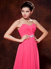 Gowns Prom Dress Coral Red 2014 Dresses For Prom Wear Inexpensive