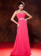 Gowns Prom Dress Coral Red 2014 Dresses For Prom Wear Inexpensive