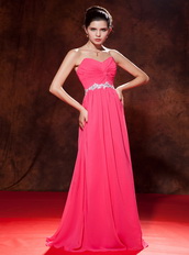 Gowns Prom Dress Coral Red 2014 Dresses For Prom Wear Inexpensive